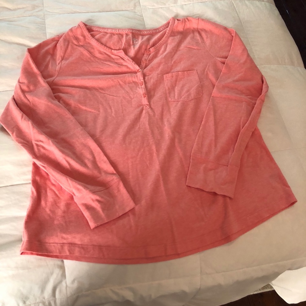Pink pajama shirt